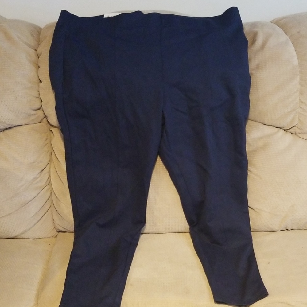 Style & Co Leggings 24w Navy Blue NWT